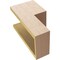 Ekena Millwork 7"W x 7"D x 14"H Wide Chapel Hill Rough Cedar Woodgrain TimberThane Corbel, Primed Tan CORUR07X07X14CHPRCPR - alternate 2